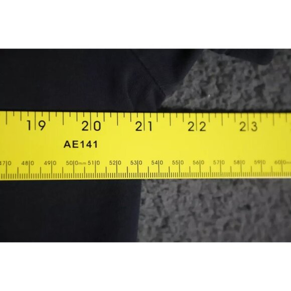 Nike Sportwear Polo Shirt Mens L Black Spread Collared Swoosh Logo Embroidered - Picture 6 of 8